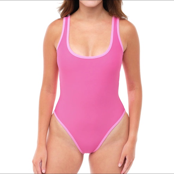 93 Play Street Other - NWOT 93 Play Street “Piper” one-piece bathing suit. Size XXXL. Poppy Pink